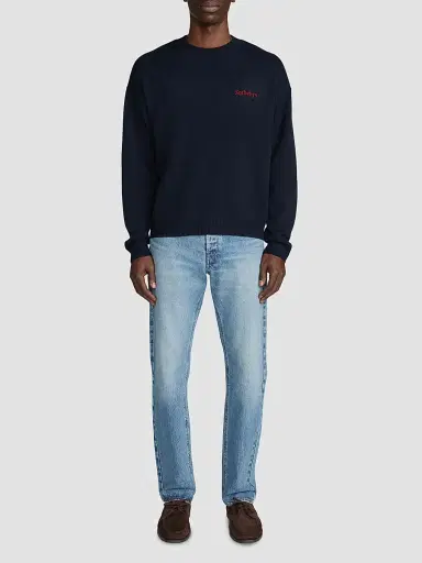 Frame x Sotheby's Cashmere Sweater - Navy | Thumbnail 2 Frame x Sotheby's Cashmere Sweater - Navy | Thumbnail 2