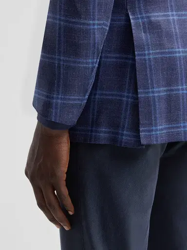 Kiton Men's Cashmere Plaid Single-Breasted Sport Coat | Thumbnail 8