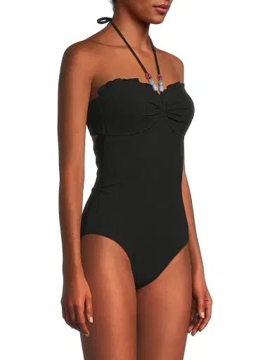 Change of Scenery Women's Talia One-Piece Swimsuit - Black Texture - Size XS | Thumbnail 4 Change of Scenery Women's Talia One-Piece Swimsuit - Black Texture - Size XS | Thumbnail 4