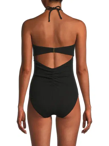 Change of Scenery Women's Talia One-Piece Swimsuit - Black Texture - Size XS | Thumbnail 5 Change of Scenery Women's Talia One-Piece Swimsuit - Black Texture - Size XS | Thumbnail 5