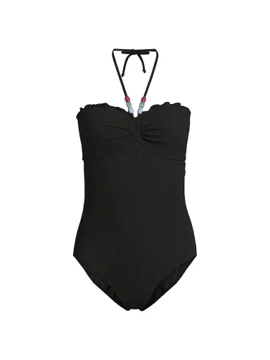 Change of Scenery Women's Talia One-Piece Swimsuit - Black Texture - Size XS | Thumbnail 1 Change of Scenery Women's Talia One-Piece Swimsuit - Black Texture - Size XS | Thumbnail 1