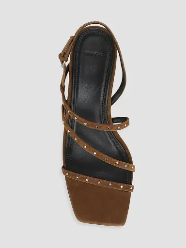 Vince Women's Tania 30MM Studded Suede Sandals | Thumbnail 4