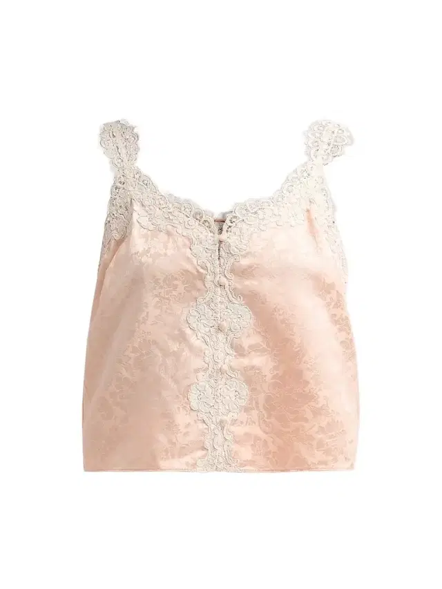 Cami NYC Women's Collins Lace Trim Satin Camisole - Light Peach