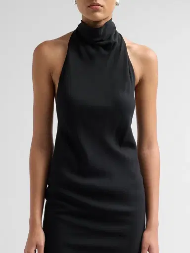 Brandon Maxwell Women's The Ophelia Sleeveless High-Neck Backless Gown | Thumbnail 5