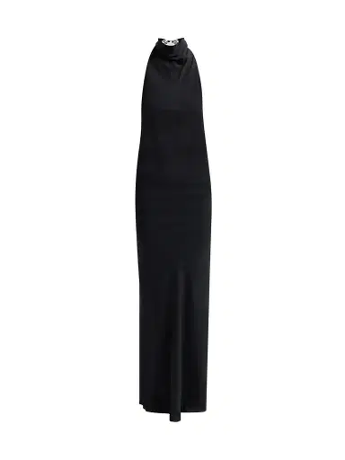 Brandon Maxwell Women's The Ophelia Sleeveless High-Neck Backless Gown | Thumbnail 1