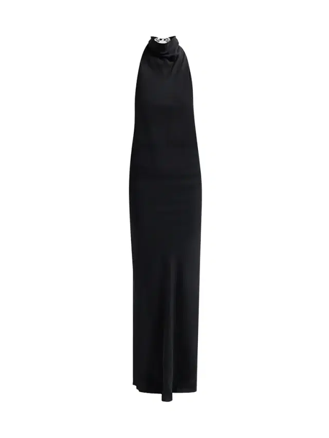 Brandon Maxwell Women's The Ophelia Sleeveless High-Neck Backless Gown - Black
