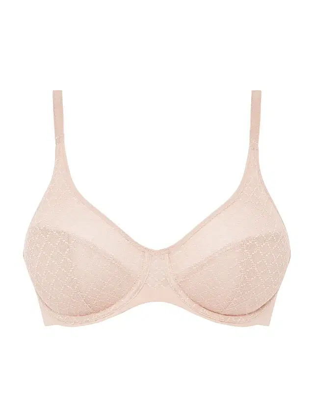 Chantelle Women's Norah Mesh Molded Bra - Rose - Size 40E