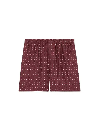 Saint Laurent Men's Boxers in Dotted Silk | Thumbnail 1