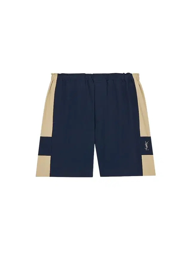 Saint Laurent Men's Shorts in Cotton - Navy Mastic