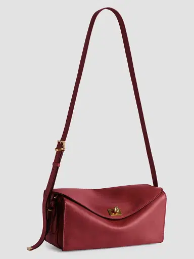 Balenciaga Women's Le 7 Medium Shoulder Bag - Ruby Moka | Thumbnail 2