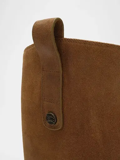 Burberry Women's Suede Cavalier Boots - Boat - Size 11 | Thumbnail 4 Burberry Women's Suede Cavalier Boots - Boat - Size 11 | Thumbnail 4