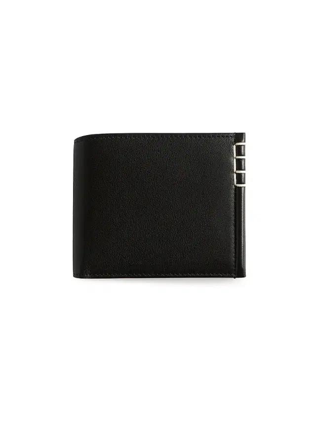 JW Anderson Men's Loafer Folding Card Holder - Black