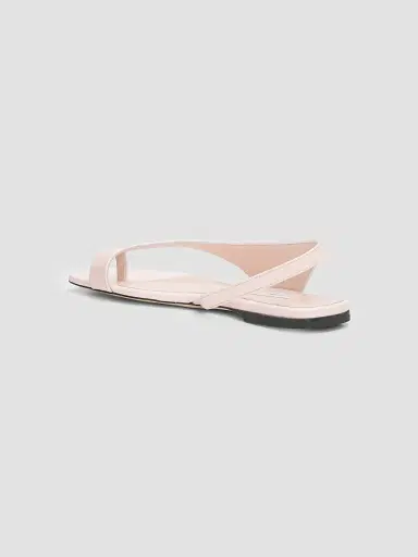 TOTEME Women's Leather Asymmetric Sandals | Thumbnail 4