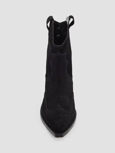 Schutz Women's Nash 30MM Suede Ankle Boots - Black | Thumbnail 5
