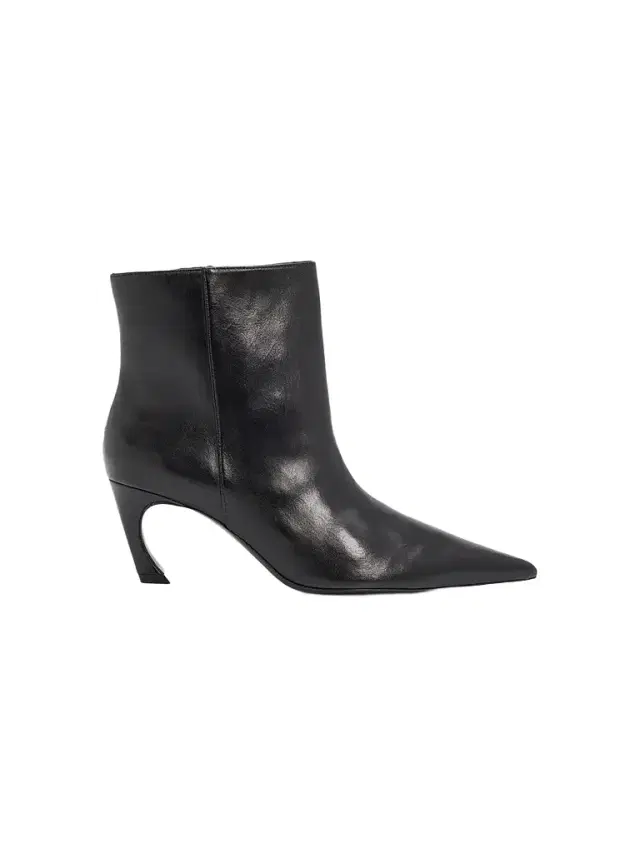 Women's Lexi 75MM Leather Ankle Boots - Black