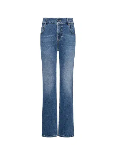 Marella Women's Stretch Denim Boot Cut Jeans - Electric Blue - Size 12 | Thumbnail 1