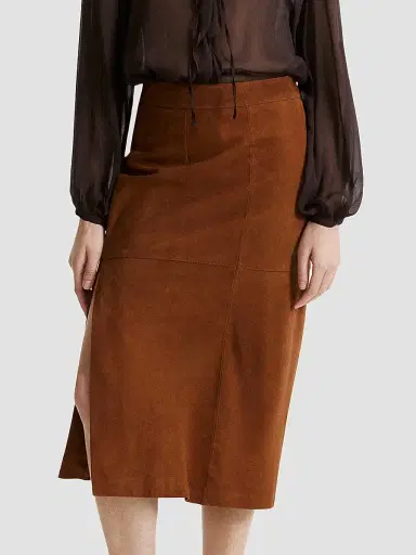 Marella Women's Suede Pencil Skirt | Thumbnail 3