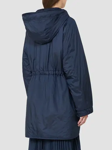 Weekend Max Mara Women's Reversible Water Repellent Canvas Padded Parka - Navy - Size 4 | Thumbnail 4 Weekend Max Mara Women's Reversible Water Repellent Canvas Padded Parka - Navy - Size 4 | Thumbnail 4