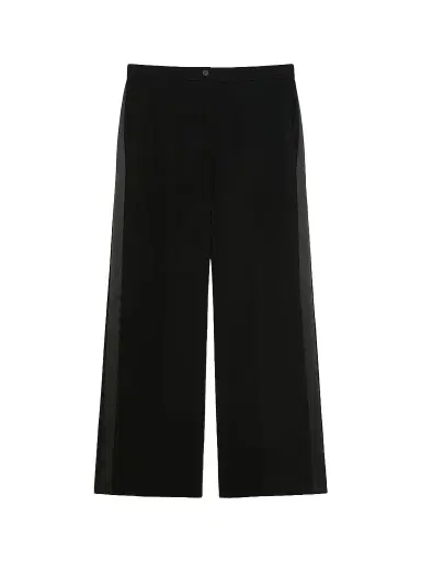 Marina Rinaldi Women's Cady and Satin Trousers - Black - Size 14 | Thumbnail 1 Marina Rinaldi Women's Cady and Satin Trousers - Black - Size 14 | Thumbnail 1