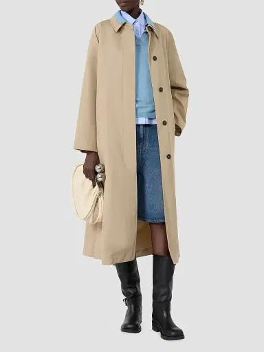Weekend Max Mara Women's Water Repellent Gabardine Trench Coat | Thumbnail 2