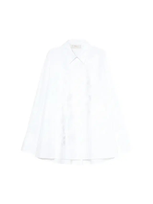 Marina Rinaldi Women's Embroidered Poplin Tunic Shirt - Optical White