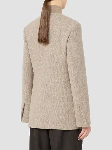 Max Mara Women's Cashmere Crewneck Jacket - Sand - Size 14 | Thumbnail 4 Max Mara Women's Cashmere Crewneck Jacket - Sand - Size 14 | Thumbnail 4