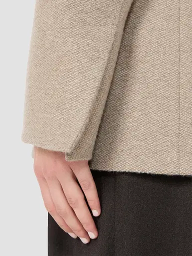 Max Mara Women's Cashmere Crewneck Jacket - Sand - Size 14 | Thumbnail 6 Max Mara Women's Cashmere Crewneck Jacket - Sand - Size 14 | Thumbnail 6