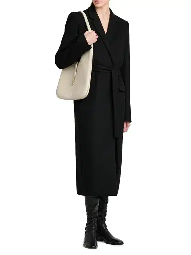Tom Ford Women's Virgin Wool Wrap Coat | Thumbnail 2 Tom Ford Women's Virgin Wool Wrap Coat | Thumbnail 2