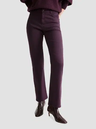 Marella Women's New Flared Five Pocket Jeans | Thumbnail 3