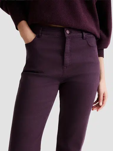 Marella Women's New Flared Five Pocket Jeans | Thumbnail 5