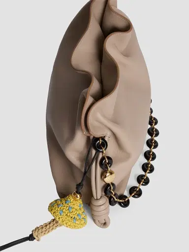 Loewe Women's Goldtone Beaded Chain Strap | Thumbnail 4 Loewe Women's Goldtone Beaded Chain Strap | Thumbnail 4