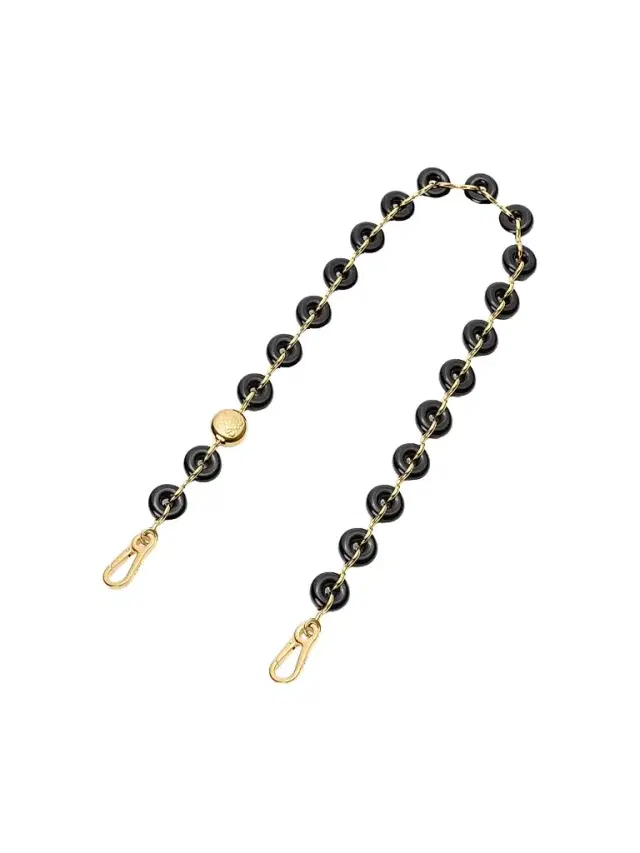 LOEWE Women's Goldtone Beaded Chain Strap - Black Gold