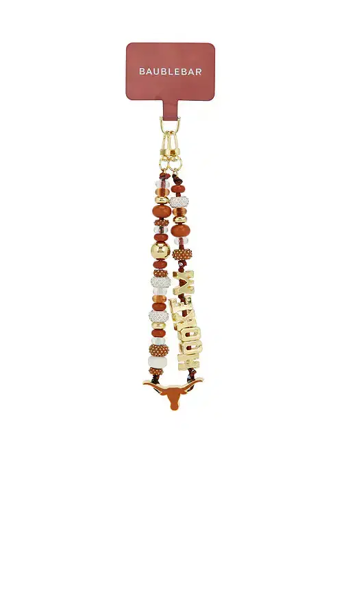 BaubleBar University Of Texas At Austin Beaded Phone Strap