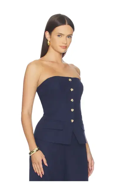Generation Love Quinn Linen Bustier | Thumbnail 2