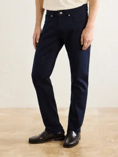 Peter Millar Fairfield Straight-Leg Garment-Dyed Jeans - Men | Thumbnail 3