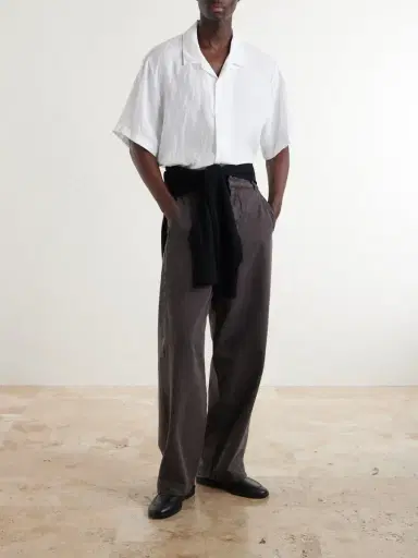 James Perse Convertible-Collar Linen Shirt - Men | Thumbnail 2