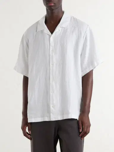 James Perse Convertible-Collar Linen Shirt - Men | Thumbnail 3