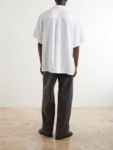James Perse Convertible-Collar Linen Shirt - Men | Thumbnail 4