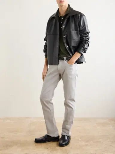 Peter Millar Fairfield Straight-Leg Garment-Dyed Jeans - Men | Thumbnail 2