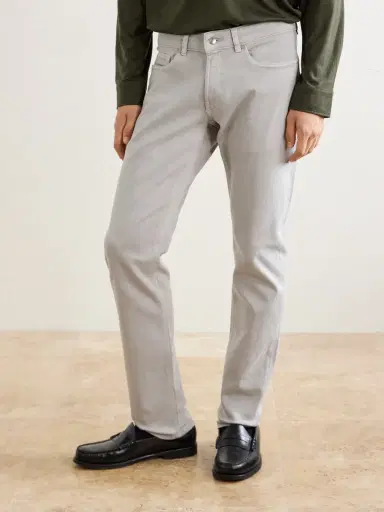 Peter Millar Fairfield Straight-Leg Garment-Dyed Jeans - Men | Thumbnail 3