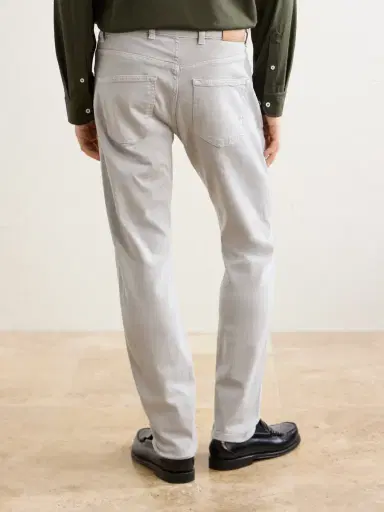 Peter Millar Fairfield Straight-Leg Garment-Dyed Jeans - Men | Thumbnail 4