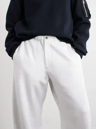 Sacai Straight-Leg Cotton-Jersey Sweatpants - Men | Thumbnail 5 Sacai Straight-Leg Cotton-Jersey Sweatpants - Men | Thumbnail 5