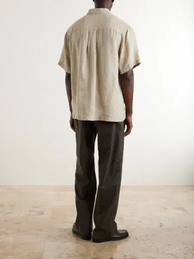 James Perse Convertible-Collar Linen Shirt - Men | Thumbnail 4