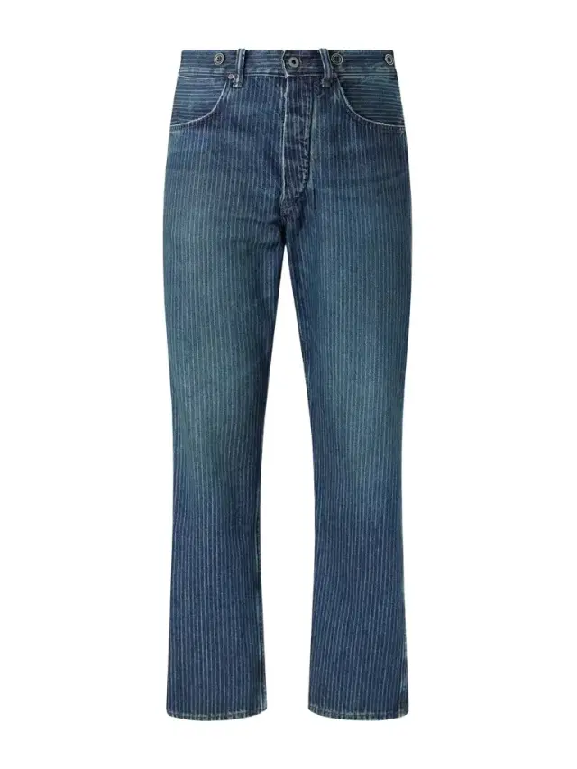 Richmond Straight-Leg Striped Jeans - Men