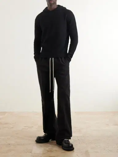 Rick Owens Cashmere-Blend Hoodie - Men | Thumbnail 2