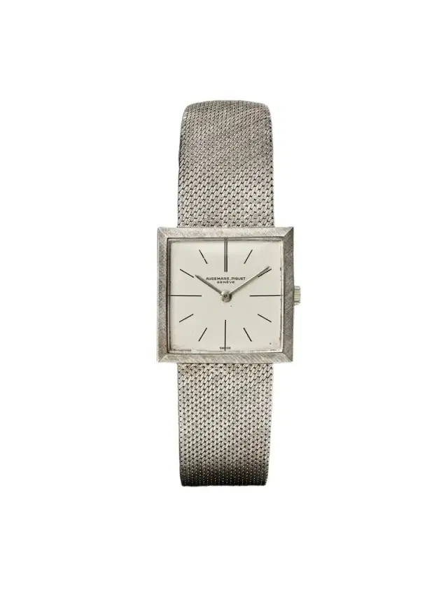 Wind Vintage Audemars Piguet Vintage 1960s Hand-Wound 25.5mm 18-Karat White Gold Watch (Fits up to 7' wrist) - Men