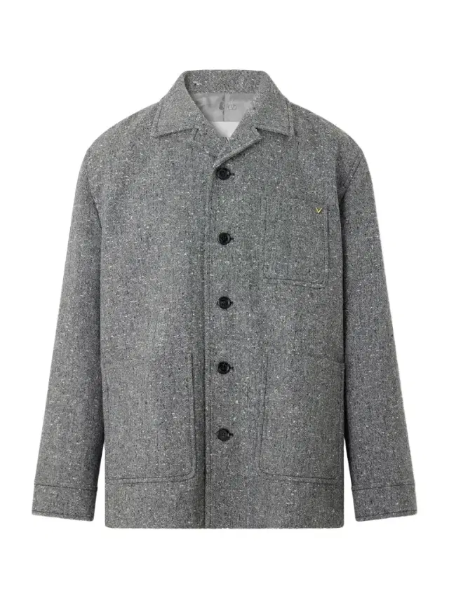Valentino Garavani VLogo-Embellished Mélange Virgin Wool Blouson Jacket - Men
