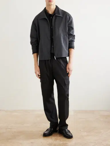 Barena Straight-Leg Virgin Wool-Gabardine Cargo Trousers - Men | Thumbnail 2