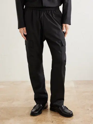 Barena Straight-Leg Virgin Wool-Gabardine Cargo Trousers - Men | Thumbnail 3
