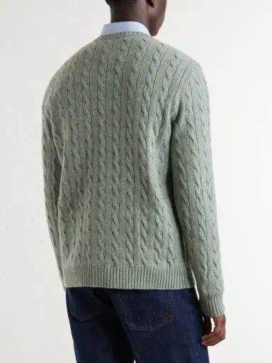 Valentino Garavani VLogo-Embellished Virgin Wool Sweater - Men | Thumbnail 4 Valentino Garavani VLogo-Embellished Virgin Wool Sweater - Men | Thumbnail 4